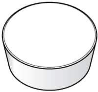 Kennametal - RPG42 Grade K313 Carbide Turning Insert - Uncoated, Round, 1/2" Inscr Circle, 1/8" Thick - Americas Industrial Supply