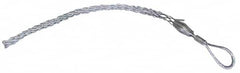 Woodhead Electrical - Flexible Eye, Closed Mesh, Steel Wire Pulling Grip - 20" Mesh, 1-1/2 to 1.74" Cable Diam - Americas Industrial Supply