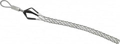 Woodhead Electrical - Flexible Eye, Closed Mesh, Steel Wire Pulling Grip - 7" Mesh, 0.37 to 0.49" Cable Diam - Americas Industrial Supply