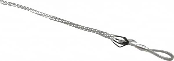 Woodhead Electrical - Flexible Eye, Closed Mesh, Steel Wire Pulling Grip - 14" Mesh, 1/2 to 0.74" Cable Diam - Americas Industrial Supply