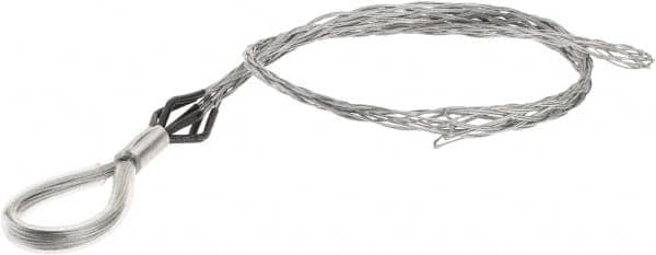 Woodhead Electrical - Flexible Eye, Closed Mesh, Steel Wire Pulling Grip - 26" Mesh, 1-1/2 to 1.99" Cable Diam - Americas Industrial Supply