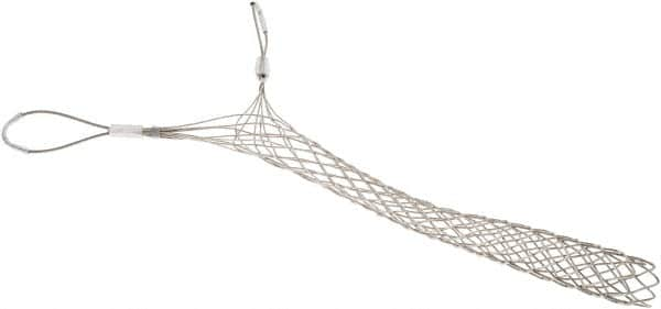 Woodhead Electrical - Double Eye, Closed Mesh, Bronze Wire Pulling Grip - 22" Mesh, 2 to 2.49" Cable Diam - Americas Industrial Supply