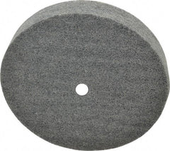 Norton - 6" Diam, 1" Face Width, 1/2" Center Hole, Medium Grade, Silicon Carbide Deburring Wheel - Unitized, Medium Density 4 Grade, 4,800 RPM - Americas Industrial Supply