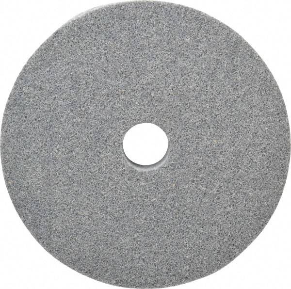 Norton - 6" Diam, 1" Face Width, 1" Center Hole, Fine Grade, Silicon Carbide Deburring Wheel - Unitized, Medium Density 4 Grade, 4,800 RPM - Americas Industrial Supply