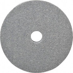 Norton - 6" Diam, 1" Face Width, 1" Center Hole, Fine Grade, Silicon Carbide Deburring Wheel - Unitized, Medium Density 4 Grade, 4,800 RPM - Americas Industrial Supply