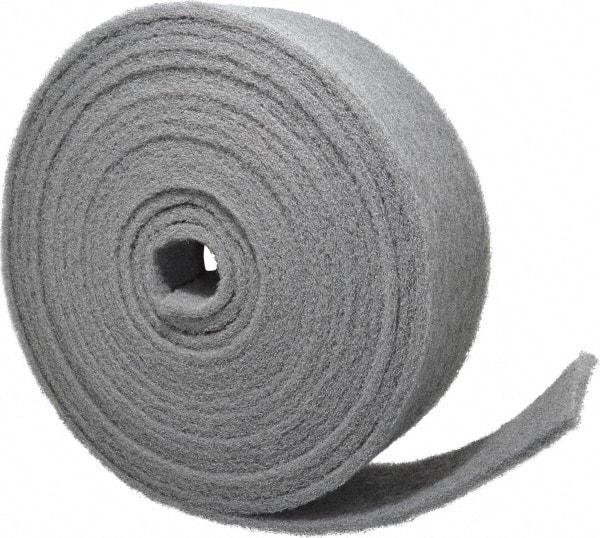 Norton - 30' Long x 4" Wide Nonwoven Roll - Very Fine Grade, Gray, Silicon Carbide - Americas Industrial Supply