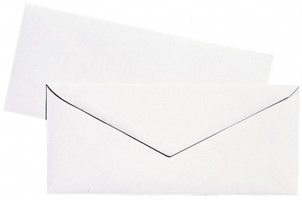 UNIVERSAL - 8-7/8" Long x 3-7/8" Wide Gummed Flap Plain White Envelope with Window - 24 Lb Paper Weight - Americas Industrial Supply