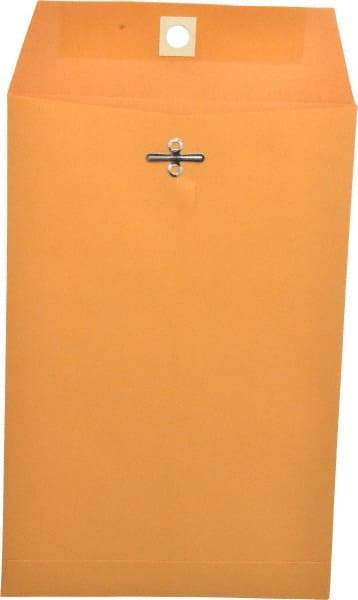 UNIVERSAL - 9" Long x 6" Wide Clasp with Gummed Flap Kraft Envelope - 28 Lb Paper Weight - Americas Industrial Supply