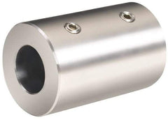 Climax Metal Products - 25mm Inside x 50mm Outside Diam, Metric Set Screw Rigid Coupling without Keyway - 76mm Long - Americas Industrial Supply