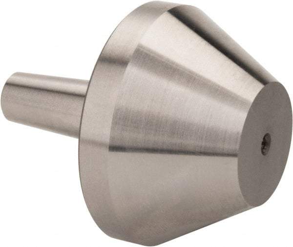 Riten - 2MT & 3MT Taper, 7/8 to 1-3/4" Point Diam, Hardened Tool Steel Lathe Bull Nose Point - 1-3/16" OAL - Americas Industrial Supply
