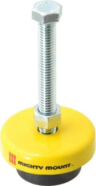 Gibraltar - 3/8-16 Bolt Thread, 1" High Leveling Mount - 300 Max Lb Capacity, 2" Base Diam - Americas Industrial Supply