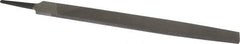 Value Collection - 12" Long, Second Cut, Flat American-Pattern File - Double Cut, 9/32" Overall Thickness, Tang - Americas Industrial Supply