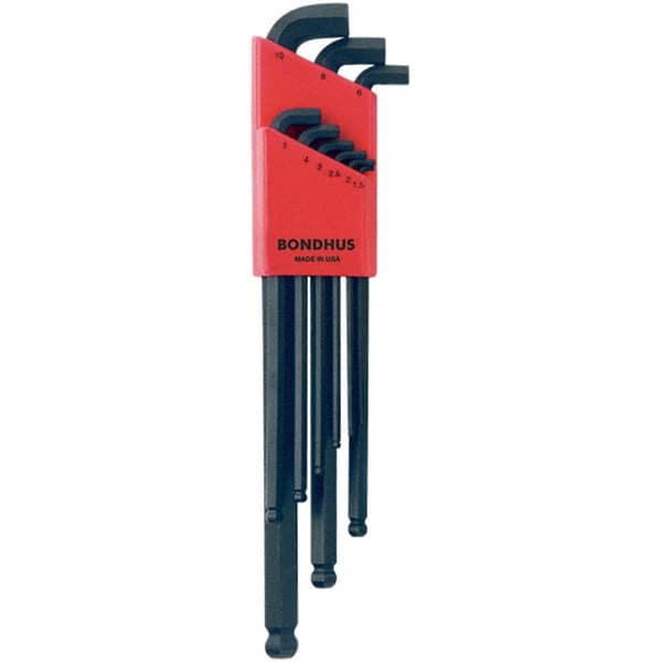 Bondhus - Hex Key Sets Tool Type: Ball End Handle Type: L-Key Long Arm - Americas Industrial Supply