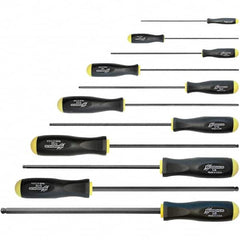 Bondhus - Hex Driver Sets Tool Type: Ball End Size Range (Inch): 5/64 - 3/8 - Americas Industrial Supply
