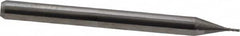 Kyocera - 0.02", 0.06" LOC, 1/8" Shank Diam, 1-1/2" OAL, 4 Flute, Solid Carbide Square End Mill - Single End, Uncoated, Spiral Flute, 30° Helix, Centercutting, Right Hand Cut, Right Hand Flute, Series 1810 - Americas Industrial Supply