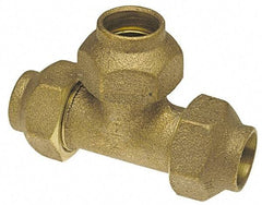 NIBCO - 1/2" Cast Copper Pipe Flared Tee - FL x FL x FL - Americas Industrial Supply