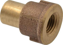 NIBCO - 1/2 x 1/4" Cast Copper Pipe Adapter - FTG x F, Pressure Fitting - Americas Industrial Supply