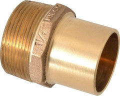 NIBCO - 1-1/2" Cast Copper Pipe Adapter - FTG x M, Pressure Fitting - Americas Industrial Supply