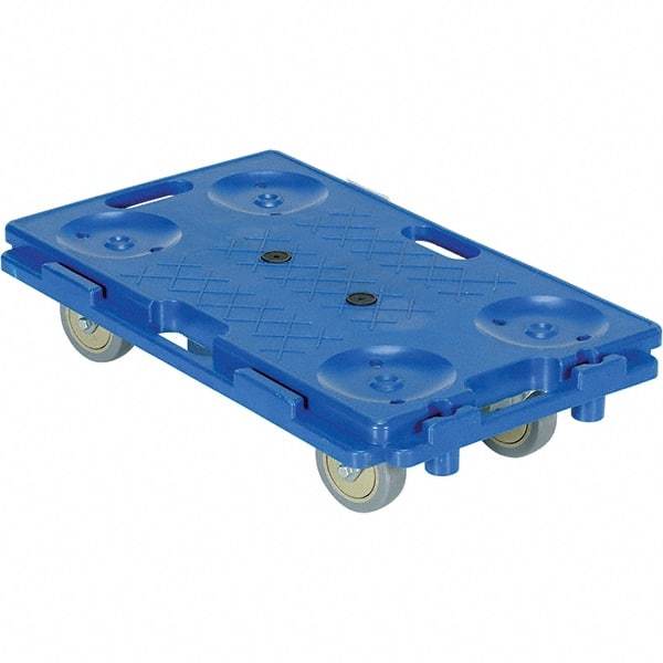 Vestil - 250 Lb Capacity Plastic Dolly - 26" Long x 16" Wide - Americas Industrial Supply
