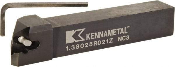 Kennametal - 1.380...92DEG, Right Hand Cut, -2° Lead Angle, 1" Shank Height x 1" Shank Width, Indexable Turning Toolholder - 6" OAL, D4FIX..R.. Insert Compatibility, Series Fix-Perfect - Americas Industrial Supply