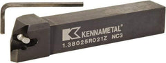 Kennametal - 1.380...92DEG, Right Hand Cut, -2° Lead Angle, 1" Shank Height x 1" Shank Width, Indexable Turning Toolholder - 6" OAL, D4FIX..R.. Insert Compatibility, Series Fix-Perfect - Americas Industrial Supply