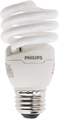 Philips - 13 Watt Fluorescent Residential/Office Medium Screw Lamp - 4,100°K Color Temp, 900 Lumens, 120 Volts, EL/mDT, 10,000 hr Avg Life - Americas Industrial Supply