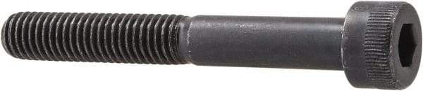 Made in USA - M8x1.25 Metric Coarse Hex Socket Drive, Socket Cap Screw - Grade 12.9 Alloy Steel, Black Oxide Finish, Partially Threaded, 60mm Length Under Head - Americas Industrial Supply