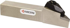 Kyocera - DVJN, Right Hand Cut, 93° Lead Angle, 3/4" Shank Height x 3/4" Shank Width, Negative Rake Indexable Turning Toolholder - 4-1/2" OAL, VN.. 33 Insert Compatibility, Series DVJN - Americas Industrial Supply
