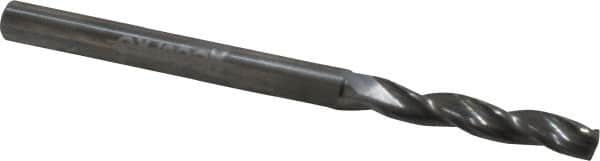 Accupro - 11/64" 150° Solid Carbide Jobber Drill - Bright Finish, Spiral Flute, 2-3/4" OAL, Standard Point - Americas Industrial Supply