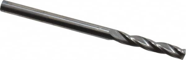 Accupro - 5/32" 150° Solid Carbide Jobber Drill - Bright Finish, Spiral Flute, 2-1/2" OAL, Standard Point - Americas Industrial Supply
