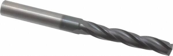 Accupro - 9/32" 150° Solid Carbide Jobber Drill - AlTiN Finish, Spiral Flute, 3" OAL, Standard Point - Americas Industrial Supply