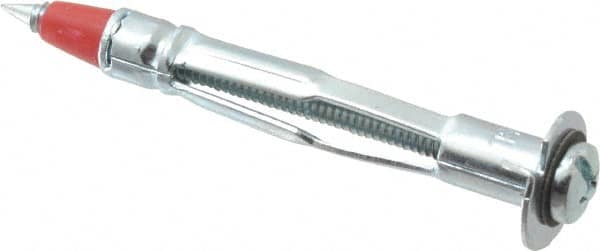 Powers Fasteners - #6 Screw, 1/8" Diam, 2-3/8" Long, 1/2 to 3/4" Thick, Sleeve Drywall & Hollow Wall Anchor - Steel, Use in Concrete, & Masonry, Drywall, Plywood & Wallboard - Americas Industrial Supply
