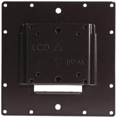 Video Mount - Flat Panel Flat Mount For 10 to 30 Inch LCD Monitor - Black, 50 Lbs. Load Capacity, Flush Wall Mount - Americas Industrial Supply