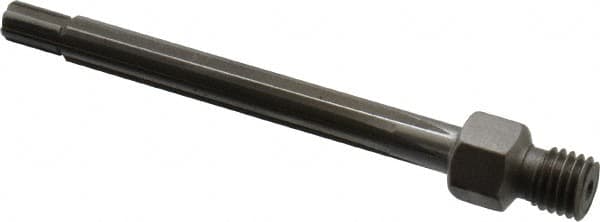 Alvord Polk - #13 High Speed Steel 6 Flute Chucking Reamer - Straight Flute, 1/4-28 Threaded Shank, 1-1/2" Flute Length, 2-3/8" OAL - Americas Industrial Supply