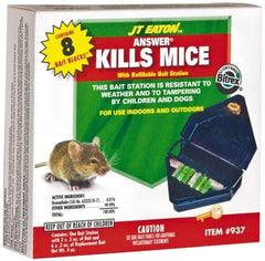 J.T. Eaton - 0.5 oz Plastic Bait Holder - Targets Mice - Americas Industrial Supply