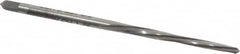 Alvord Polk - #6/0 Pin, 0.081" Diam, 0.0611" Small End, 0.0938" Diam Straight Shank, 15/16" Flute, Taper Pin Reamer - Americas Industrial Supply