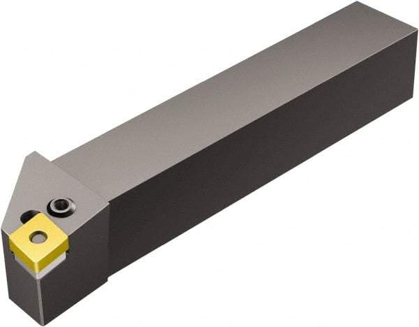 Sandvik Coromant - PCLN, Right Hand Cut, -5° Lead Angle, 16mm Shank Height x 16mm Shank Width, Negative Rake Indexable Turning Toolholder - 100mm OAL, CNMG 12 04 08 Insert Compatibility, Series T-Max P - Americas Industrial Supply