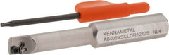 Kennametal - 0.285" Min Bore Diam, 2-1/2" OAL, 3/8" Shank Diam, Indexable Boring Bar - 1-1/4" Max Bore Depth - Americas Industrial Supply