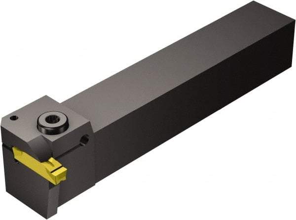 Sandvik Coromant - R/LG123..CM, Left Hand, Indexable Grooving Tool Holder - N123K2-0600-0004-TF Insert Compatibility, 25mm Shank Height, 25mm Shank Width, 150mm OAL - Americas Industrial Supply