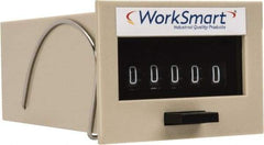 Value Collection - 5 Digit Mechanical Display Electromechanical Counter - Manual Reset - Americas Industrial Supply