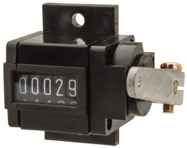 Value Collection - 5 Digit Mechanical Display Stroke Counter - Manual Reset - Americas Industrial Supply