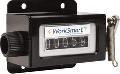 Value Collection - 5 Digit Mechanical Display Stroke Counter - Manual Reset - Americas Industrial Supply