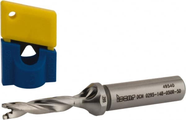 Iscar - 0.295" to 0.311" Diam, 5xD, 1.48" Max Depth, 1/2" Shank Diam, 3.82" OAL, Replaceable-Tip Drill - FCP, ICK, ICK-2M, ICM, ICN, ICP, iCP-2M Insert, 7 Seat Size, 70761945 Toolholder, Series SumoCham - Americas Industrial Supply