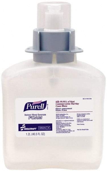 Ability One - 1200 mL Liquid Hand Sanitizer Dispenser - Plastic, Hanging, Gray - Americas Industrial Supply