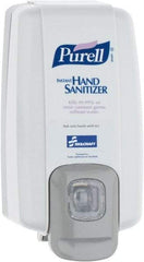 Ability One - 1000 mL Liquid Hand Sanitizer Dispenser - Plastic, Hanging, Gray - Americas Industrial Supply