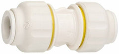 Value Collection - 3/8" OD, Polysulfone Push-to-Connect Union - 250 Max psi, White - Americas Industrial Supply