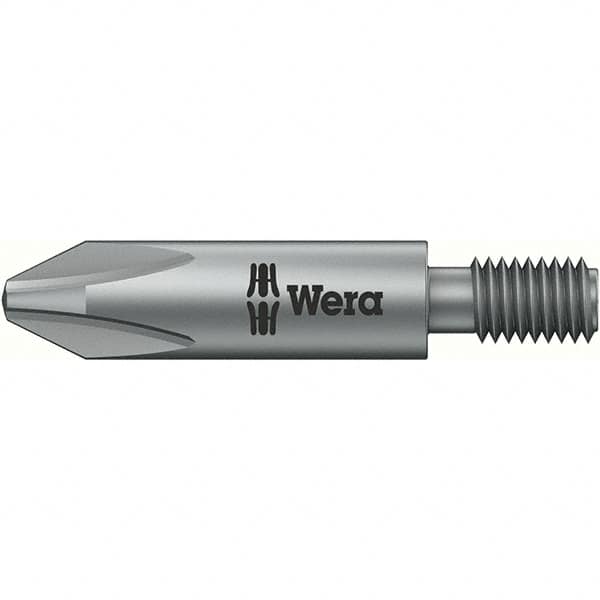 Wera - #2 Phillips Screwdriver Bit - M5 Drive, 2" OAL - Americas Industrial Supply