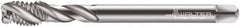 Walter-Prototyp - M36x4.00 Metric 4 Flute 6H Modified Bottoming Spiral Flute Tap - Cobalt, Bright Finish, 200mm OAL, Right Hand Flute, Right Hand Thread, Series 7056770 - Americas Industrial Supply
