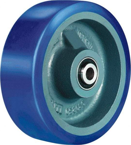 Hamilton - 6 Inch Diameter x 1-1/2 Inch Wide, Polyurethane on Cast Iron Caster Wheel - 680 Lb. Capacity, 1-3/4 Inch Hub Length, 3/4 Inch Axle Diameter, Tapered Roller Bearing - Americas Industrial Supply