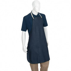 Value Collection - 28 x 36" General Purpose Bib Apron - Denim, Blue - Americas Industrial Supply